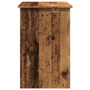 vidaXL antik fa színű szerelt fa íróasztal 100 x 50 x 76 cm