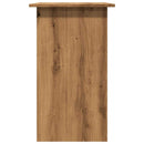 vidaXL kézműves tölgy színű szerelt fa íróasztal 80 x 45 x 74 cm