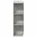 vidaXL betonszürke forgácslap fürdőszobai tükör 80 x 20,5 x 64 cm
