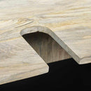 vidaXL Mosdókagyló szekrény polcokkal Barna és fekete 62 x 33 x 58 cm