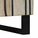 vidaXL Fürdőszoba Székény polcokkal Barna és fekete 38 x 33.5 x 58 cm