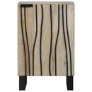 vidaXL Fürdőszoba Székény polcokkal Barna és fekete 38 x 33.5 x 58 cm