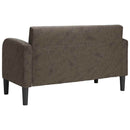 vidaXL sötétszürke műbőr Loveseat kanapé 110 cm