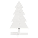 vidaXL fehér tömör fenyőfa karácsonyfa-dekoráció 80 cm