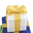 vidaXL meleg fehér karácsonyi dekoráció ajándékdoboz 250 LED