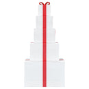 vidaXL meleg fehér karácsonyi dekoráció ajándékdoboz 250 LED