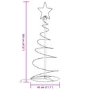 vidaXL meleg fehér LED karácsonyfa 80 LED 120 cm