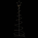 vidaXL meleg fehér LED karácsonyfa 120 LED 180 cm