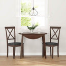 vidaXL 2 db barna tömörfa gumiból készült étkezőszékek párnákkal