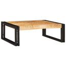 vidaXL Fürdőszobai polc polcokkal 65 x 50 x 23 cm Tömör mangófa és vas