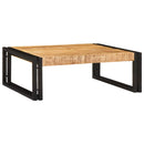 vidaXL Fürdőszobai polc polcokkal 65 x 50 x 23 cm Tömör mangófa és vas