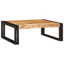vidaXL Fürdőszobai polc polcokkal 65 x 50 x 23 cm Tömör mangófa és vas
