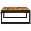 vidaXL Fürdőszobai polc polcokkal 65 x 50 x 23 cm Tömör mangófa és vas