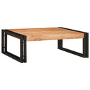 vidaXL Fürdőszobai polc polcokkal 65 x 50 x 23 cm Tömör mangófa és vas