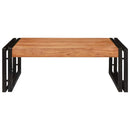 vidaXL Fürdőszobai polc polcokkal 65 x 50 x 23 cm Tömör mangófa és vas