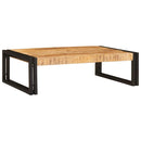 vidaXL Fürdőszobai polc polcokkal 80 x 50 x 23 cm Tömör mangófa és vas