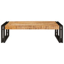 vidaXL Fürdőszobai polc polcokkal 80 x 50 x 23 cm Tömör mangófa és vas