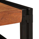 vidaXL Fürdőszobai polc polcokkal 80 x 50 x 23 cm Tömör mangófa és vas