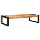 vidaXL Fürdőszobai polc 100 x 50 x 23 cm Tömör mangófa és vas