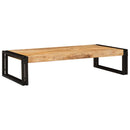 vidaXL Fürdőszobai polc 100 x 50 x 23 cm Tömör mangófa és vas
