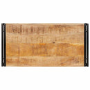 vidaXL Fürdőszobai polc 100 x 50 x 23 cm Tömör mangófa és vas