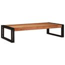 vidaXL Fürdőszobai polc 100 x 50 x 23 cm Tömör mangófa és vas