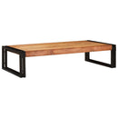 vidaXL Fürdőszobai polc 100 x 50 x 23 cm Tömör mangófa és vas