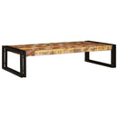 vidaXL Fürdőszobai polc 100 x 50 x 23 cm Tömör mangófa és vas