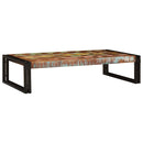 vidaXL Fürdőszobai polc 100 x 50 x 23 cm Tömör mangófa és vas