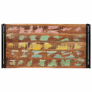 vidaXL Fürdőszobai polc 100 x 50 x 23 cm Tömör mangófa és vas
