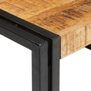 vidaXL Fürdőszobai polc 120 x 50 x 23 cm Tömör mangófa és vas