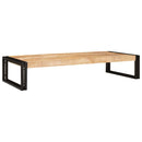 vidaXL Fürdőszobai polc 120 x 50 x 23 cm Tömör mangófa és vas