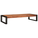 vidaXL Fürdőszobai polc 120 x 50 x 23 cm Tömör mangófa és vas