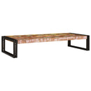 vidaXL Fürdőszobai polc 120 x 50 x 23 cm Tömör mangófa és vas