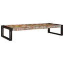 vidaXL Fürdőszobai polc 120 x 50 x 23 cm Tömör mangófa és vas