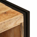 vidaXL Fürdőszobai mosdószekrény 71 x 33 x 58 cm Tömör mangófa és vas