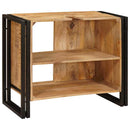vidaXL Fürdőszobai mosdószekrény 71 x 33 x 58 cm Tömör mangófa és vas