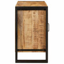 vidaXL Fürdőszobai mosdószekrény 71 x 33 x 58 cm Tömör mangófa és vas