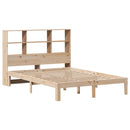 vidaXL tömör fenyőfa könyvespolcos ágy matrac nélkül 120 x 190 cm