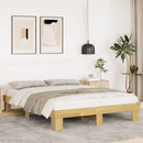 vidaXL ágykeret matrac nélkül 160x200 cm tömör fa tölgyfa