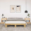 vidaXL ágykeret matrac nélkül 140x190 cm tömör fa tölgyfa