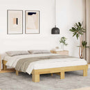 vidaXL ágykeret matrac nélkül 140x190 cm tömör fa tölgyfa
