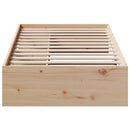 vidaXL tömör fenyőfa kanapéágy matrac nélkül 90 x 200 cm