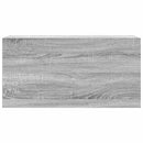vidaXL szürke sonoma szerelt fa fali fürdőszobaszekrény 80x25x40 cm