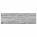 vidaXL szürke sonoma szerelt fa fali fürdőszobaszekrény 100x25x30 cm