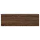 vidaXL barna tölgyszínű szerelt fa fali fürdőszobaszekrény 100x25x30cm