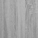 vidaXL szürke sonoma színű szerelt fa íróasztal polcokkal 100x45x140cm