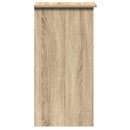 vidaXL Sonoma-tölgy forgácslap íróasztal polcokkal 84x40x78 cm