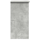 vidaXL betonszürke forgácslap íróasztal polcokkal 84x40x78 cm