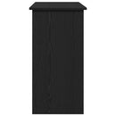 vidaXL fekete forgácslap íróasztal 80 x 40 x 75 cm